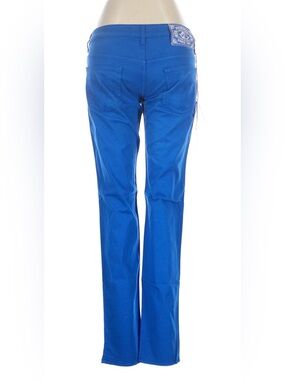 NWT Fiorucci Royal Blue Skinny Jeans Made In Italy.